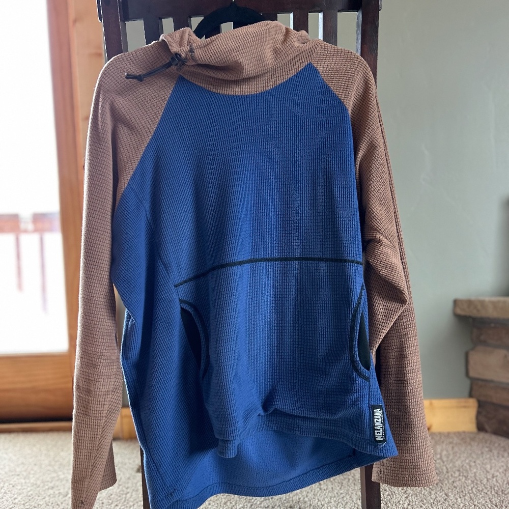 Melanzana Men's Microgrid Hoodie - size Large